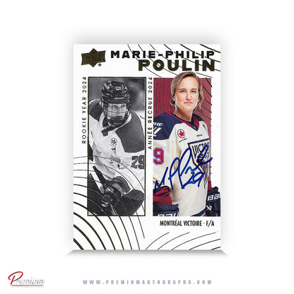 Marie-Philip Poulin Montreal Victoire Autographed 2025-26 Upper Deck Tim Hortons Hockey Card #81