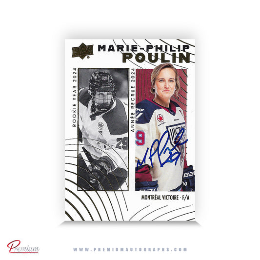 Marie-Philip Poulin Montreal Victoire Autographed 2025-26 Upper Deck Tim Hortons Hockey Card #81