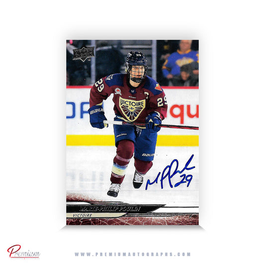 Marie-Philip Poulin Montreal Victoire Autographed 2024-25 Upper Deck PWHL Hockey Card #3