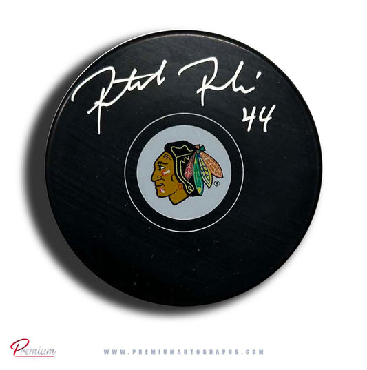 Patrick Poulin Chicago Blackhawks Autographed Puck