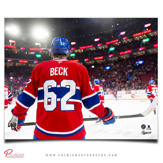 Owen Beck Montreal Canadiens Autographed 8x10 Photograph (Pre-Order 01)