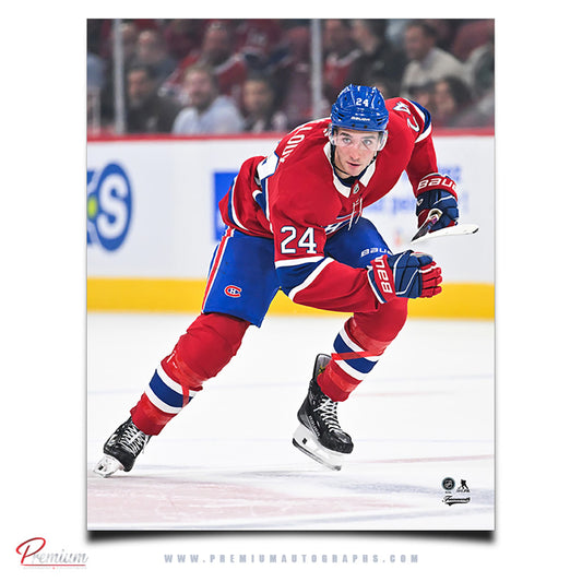 Logan Mailloux Montreal Canadiens Autographed 8x10 Photograph (Pre-Order 07)