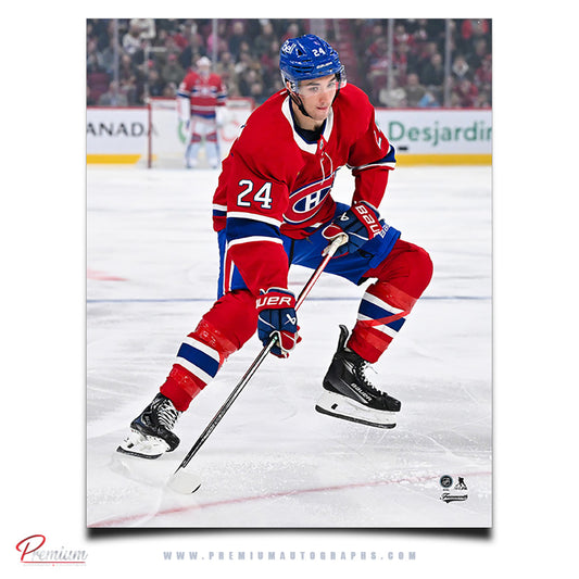 Logan Mailloux Montreal Canadiens Autographed 8x10 Photograph (Pre-Order 08)