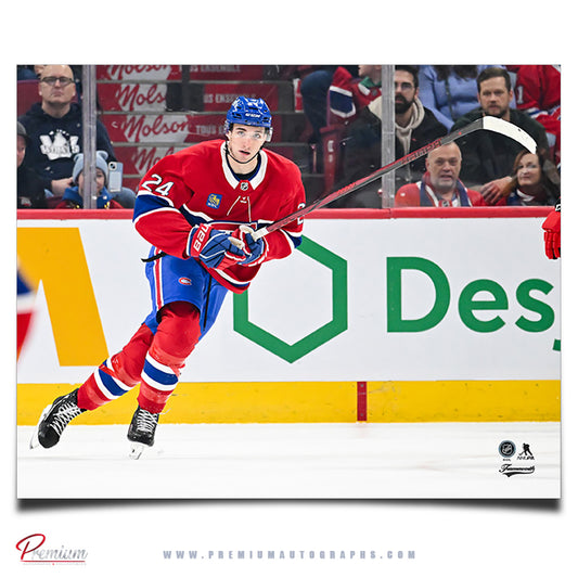 Logan Mailloux Montreal Canadiens Autographed 8x10 Photograph (Pre-Order 09)