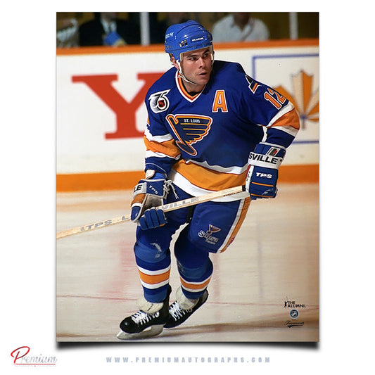 Adam Oates St. Louis Blues Autographed 8x10 Photograph (Pre-Order 01)