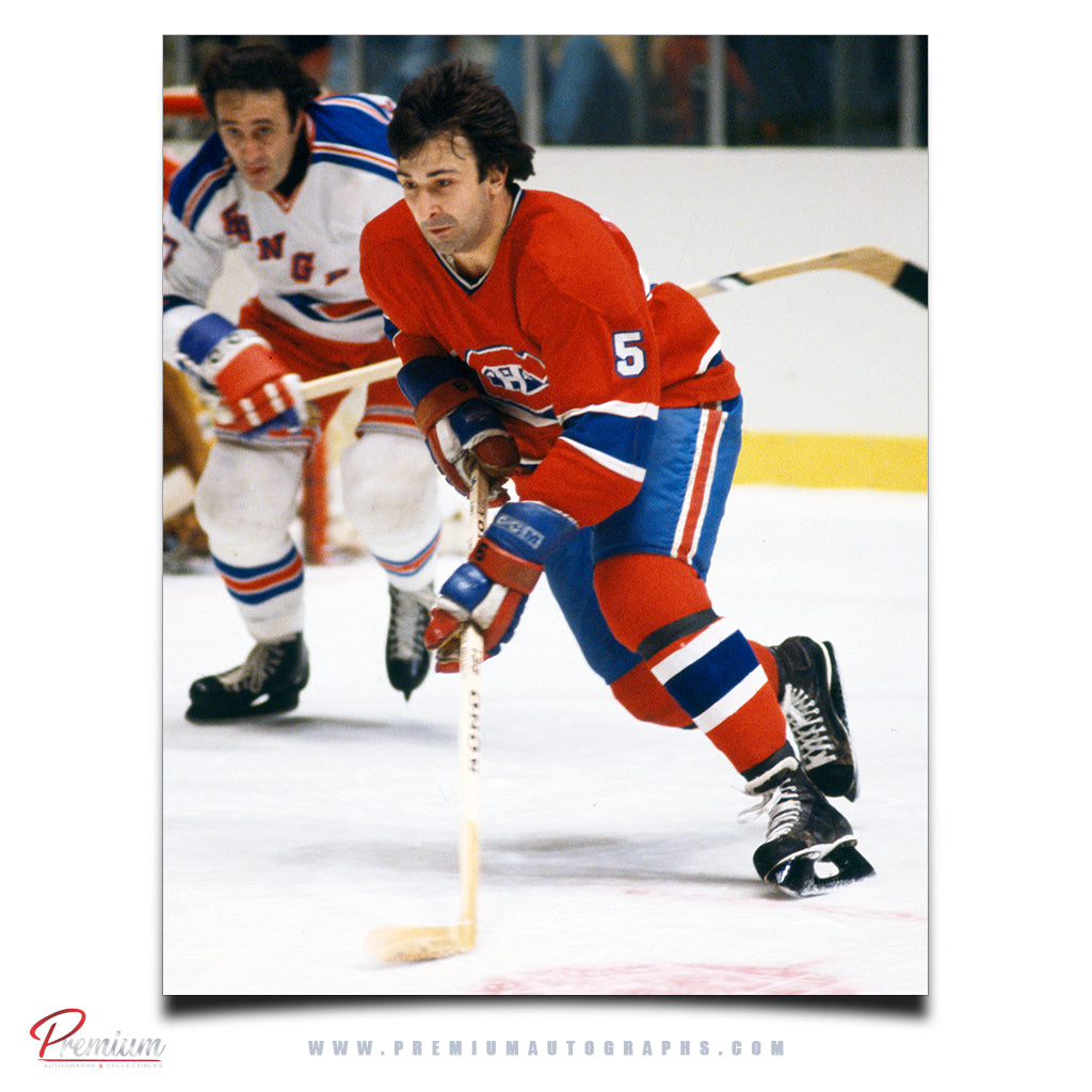 Guy Lapointe Montreal Canadiens Autographed 8x10 (PreOrder 01)