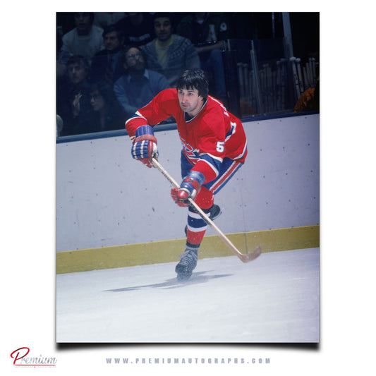 Guy Lapointe Montreal Canadiens Autographed 8x10 (PreOrder 09)
