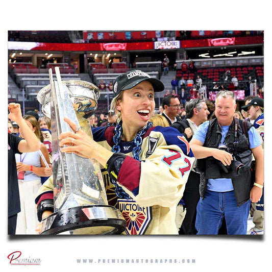Jade Downie-Landry  Montreal Victoire Autographed 8x10 2026 Walter Cup Champion Celebration (PreOrder 01)