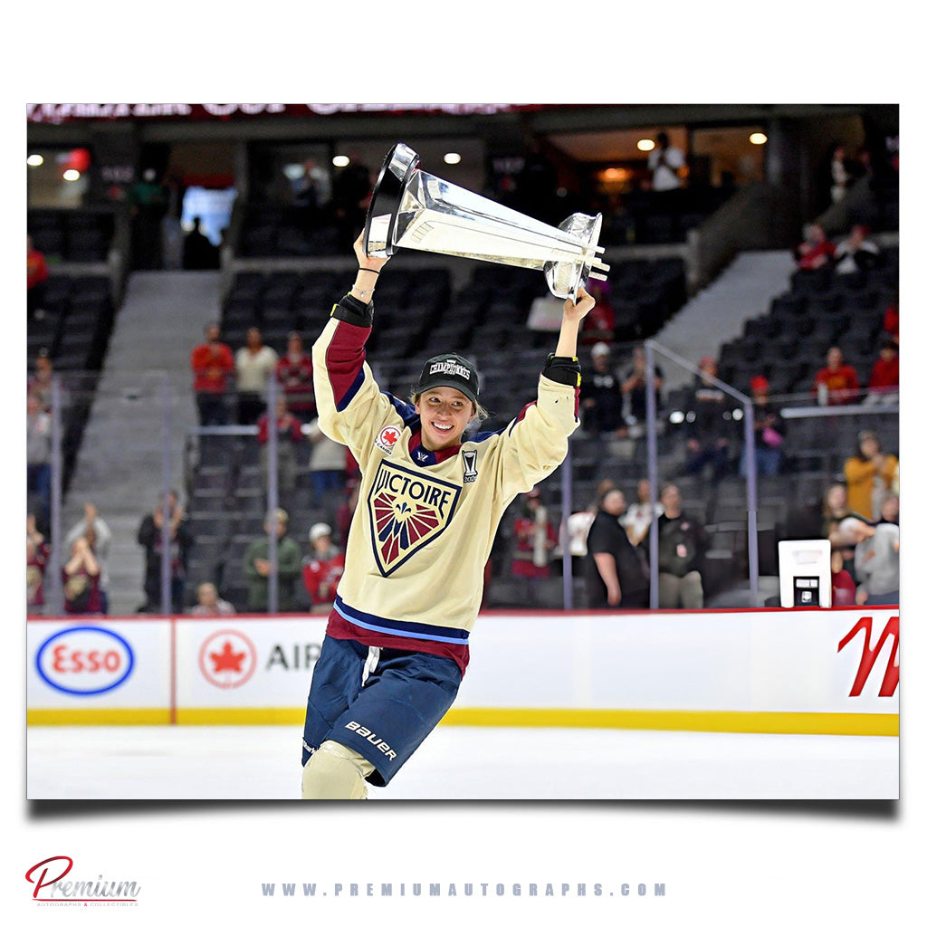 Jade Downie-Landry  Montreal Victoire Autographed 8x10 2026 Walter Cup Champion Celebration Photograph (PreOrder 02)