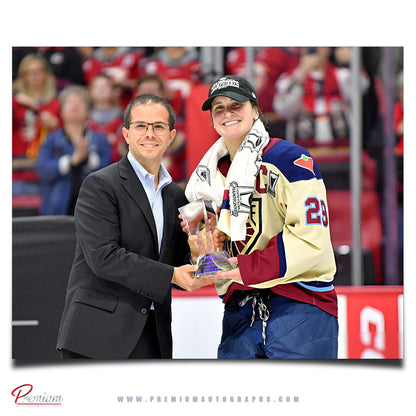 Marie-Philip Poulin Montreal Victoire Autographed 8x10 2026 Walter Cup Champion Celebration Photograph (PreOrder 01)