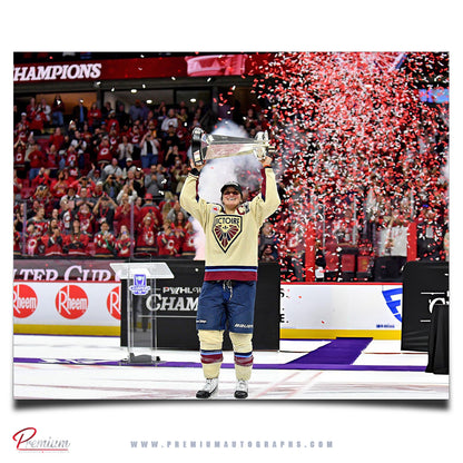 Marie-Philip Poulin Montreal Victoire Autographed 8x10 2026 Walter Cup Champion Celebration Photograph (PreOrder 03)