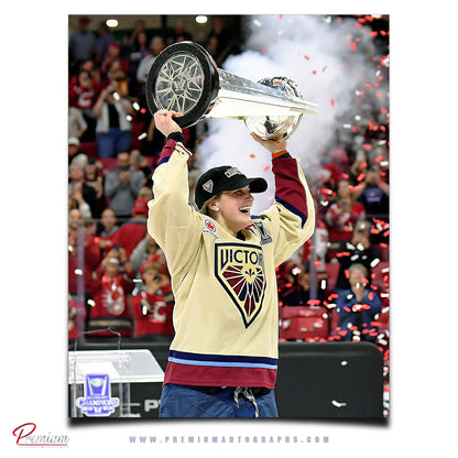 Marie-Philip Poulin Montreal Victoire Autographed 8x10 2026 Walter Cup Champion Celebration Photograph (PreOrder 03)