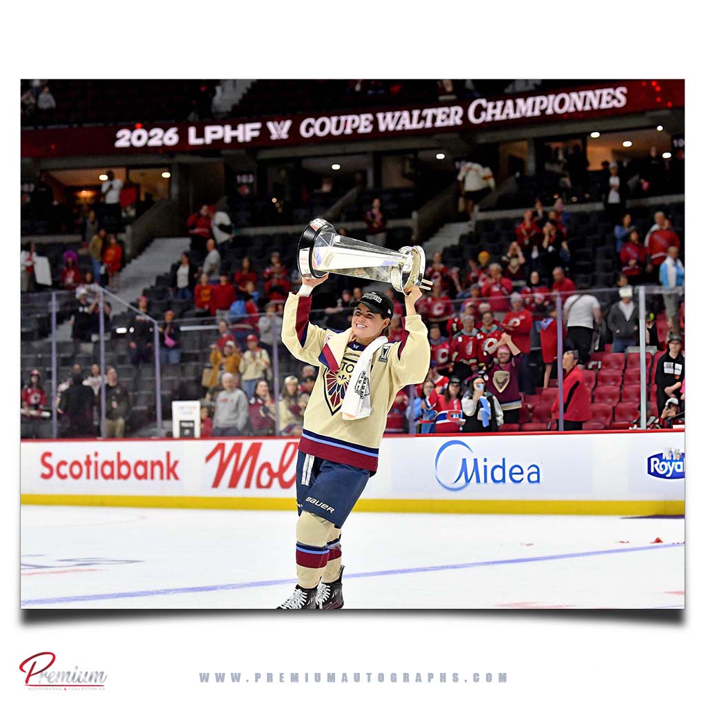 Abby Roque Montreal Victoire Autographed 8x10 2026 Walter Cup Champion Celebration Photograph (PreOrder 01)