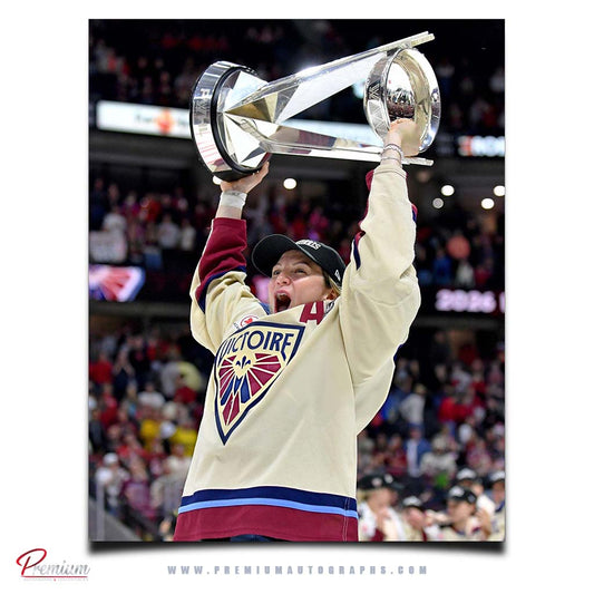 Laura Stacey Montreal Victoire Autographed 8x10 2026 Walter Cup Champion Celebration (PreOrder 02)