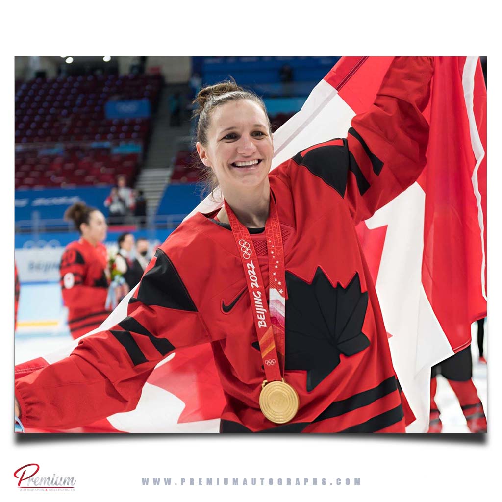 Jill Saulnier Team Canada Autographed 8x10 Photograph (PreOrder 05)
