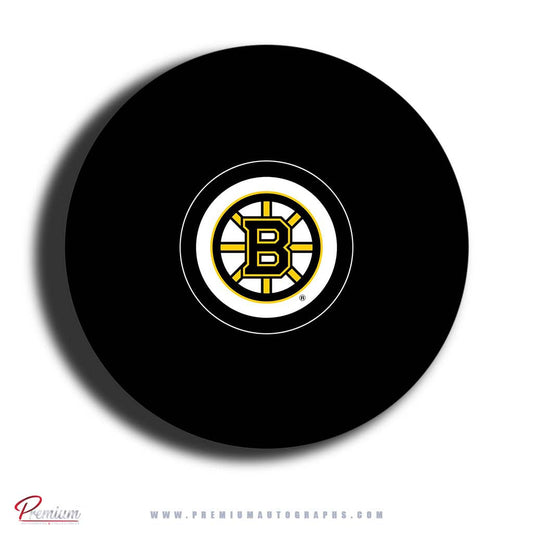Andy Moog Boston Bruins Autographed Puck