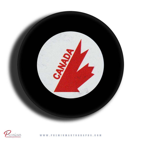 Steve Shutt Team Canada 1976 Autographed Puck (PreOrder)