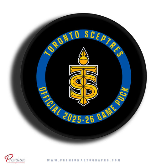 Emma Maltais Toronto Sceptres Official Game Autographed Puck (PreOrder)