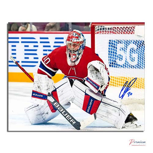 Cayden Primeau Montreal Canadiens Signed 8x10 Home