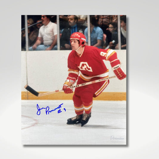 Jean Pronovost Atlanta Flames Signed 8x10 Photograph