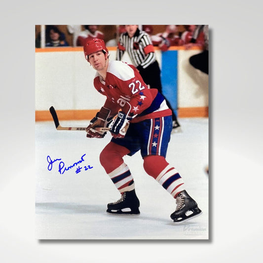 Jean Pronovost Washington Capitals Signed 8x10 Photograph