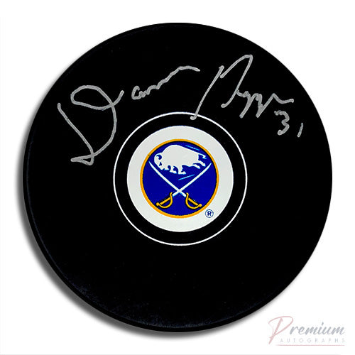 Daren Puppa Buffalo Sabres Signed Puck