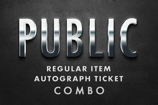Combo Regular Items Public Autographed Autographed Ticket for All 3