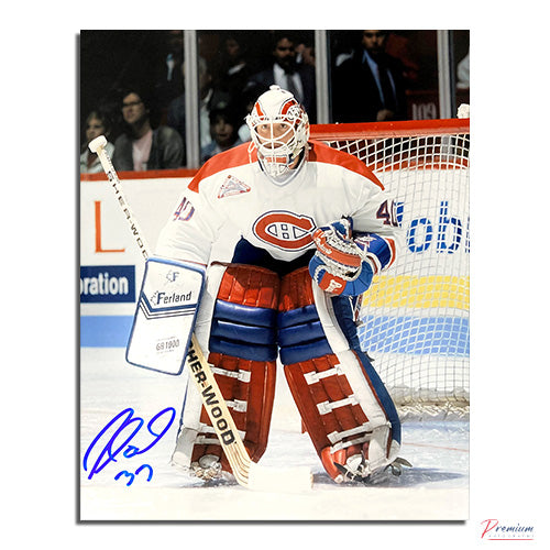 Andre Racicot Montreal Canadiens Signed 8x10 Photograph