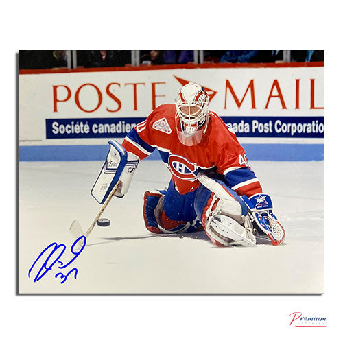 Andre Racicot Montreal Canadiens Signed 8x10 Photograph Save