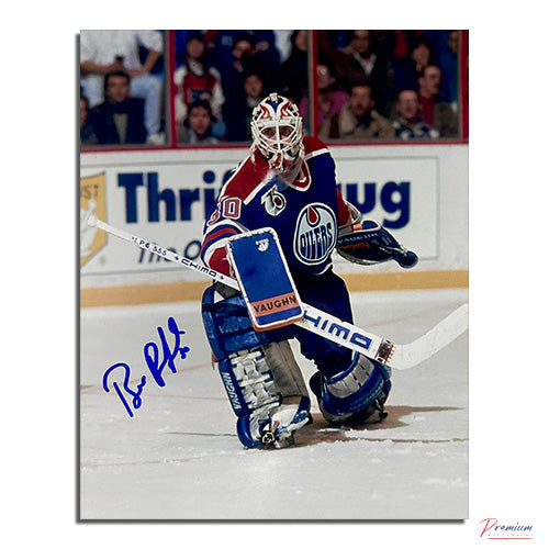 Bill Ranford Edmonton Oilers Signed 8x10 Photograph Ready to Save