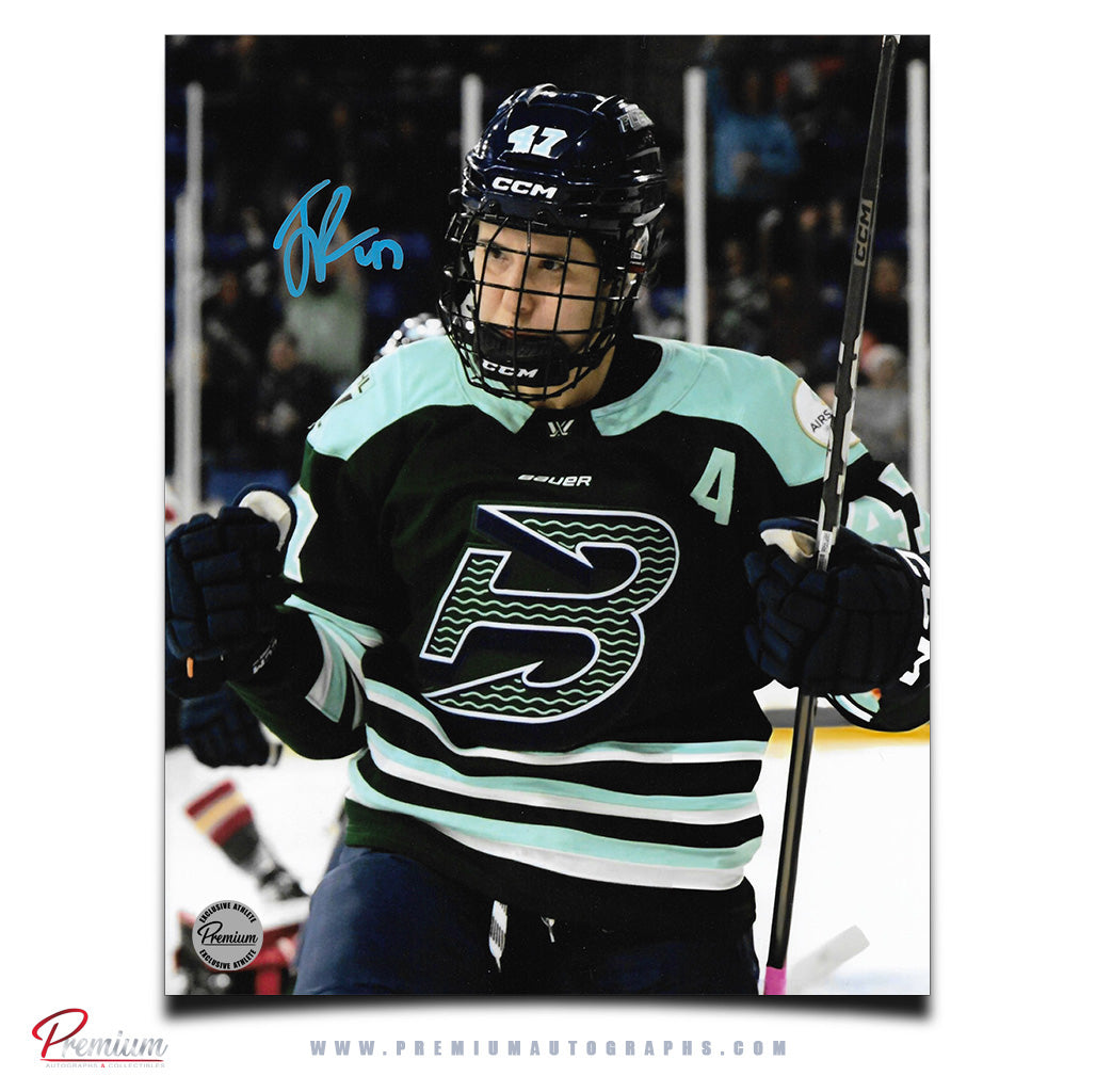 Jamie Lee Rattray Boston Fleet PWHL Autographed 8x10 Photograph Celebration
