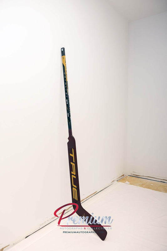 Ann-Renee Desbiens Montreal Victoire Game Used Stick w/ Inaugural PWHL Season Inscription