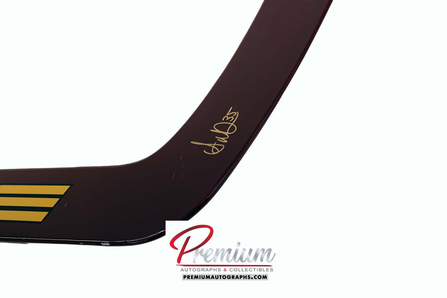 Ann-Renee Desbiens Montreal Victoire Game Used Stick w/ Inaugural PWHL Season Inscription