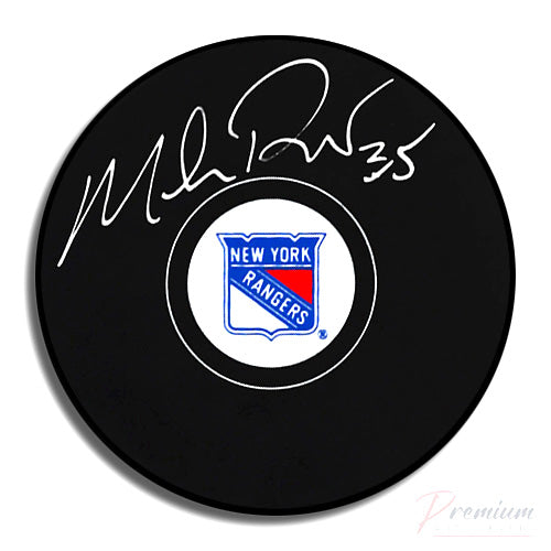 Mike Richter New York Rangers Signed Puck