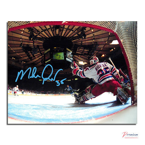 Mike Richter New York Rangers Signed 8x10 Photograph Net Cam