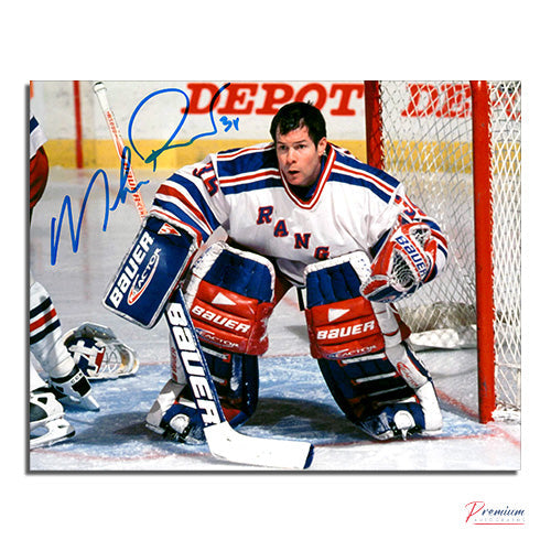 Mike Richter New York Rangers Signed 8x10 Photograph No Mask