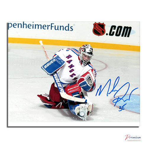 Mike Richter New York Rangers Signed 8x10 Photograph Glove Save