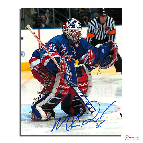 Mike Richter New York Rangers Signed 8x10 Photograph Top of the Paint