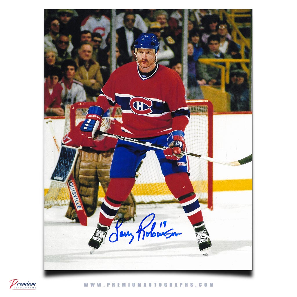 Larry Robinson Montreal Canadiens Signed 8x10 Photograph Defence