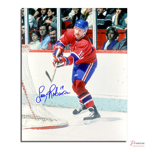 Larry Robinson Montreal Canadiens Signed 8x10 Photograph Clearing