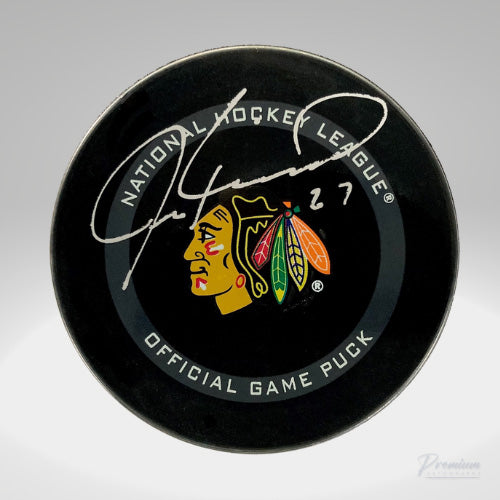 Jeremy Roenick Chicago Blackhawks Signed Official Game Puck