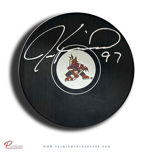 Jeremy Roenick Phoenix Coyotes Autographed Puck