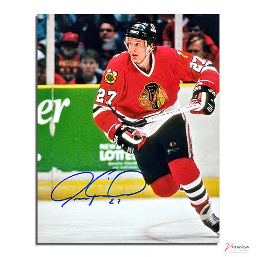 Jeremy Roenick Chicago Blackhawks Signed 8x10 Photograph