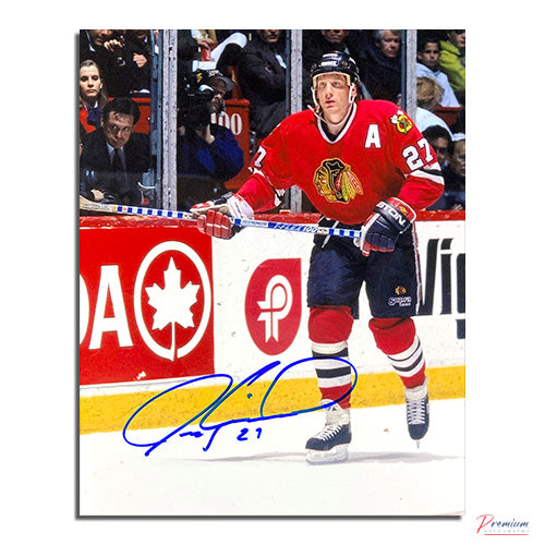 Jeremy Roenick Chicago Blackhawks Signed 8x10 Photograph Assistant Captain