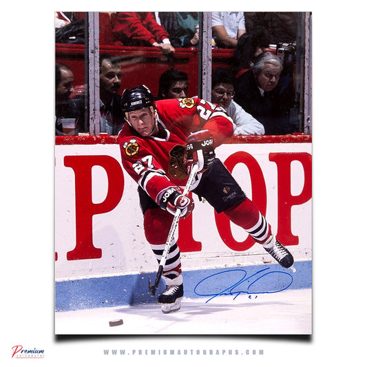 Jeremy Roenick Chicago Blackhawks Signed 16x20 Photograph Hard Pass