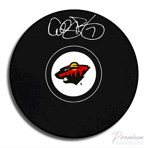 Cliff Ronning Minnesota Wild Signed Puck