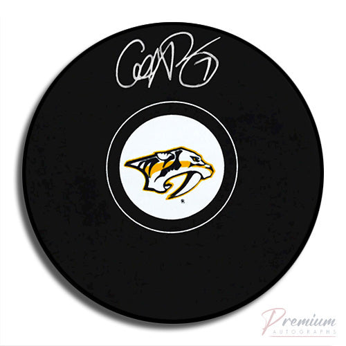 Cliff Ronning Nashville Predators Signed Puck