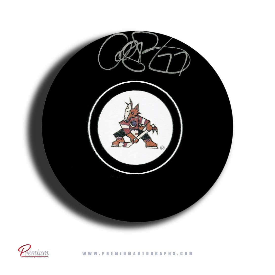 Cliff Ronning Phoenix Coyotes Autographed Puck