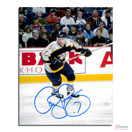 Cliff Ronning Nashville Predators Signed 8x10 Photograph