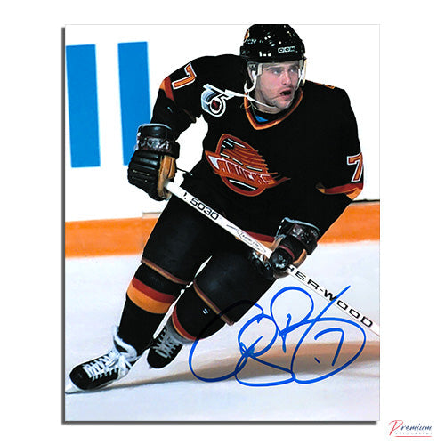 Cliff Ronning Vancouver Canucks Signed 8x10 Photograph